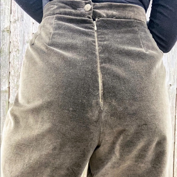 • v i n t a g e • super high-waisted velour pants - Picture 4 of 7